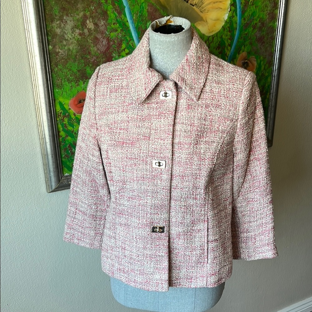 TanJay Pink Tweed Blazer